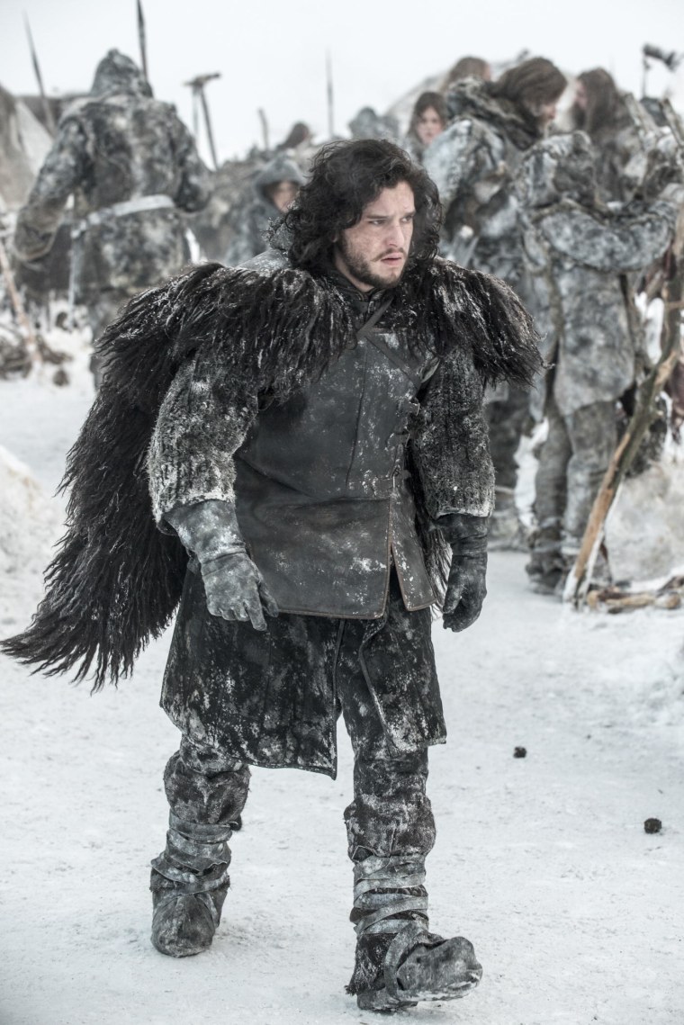 Actor Kit Harington as Jon Snow.