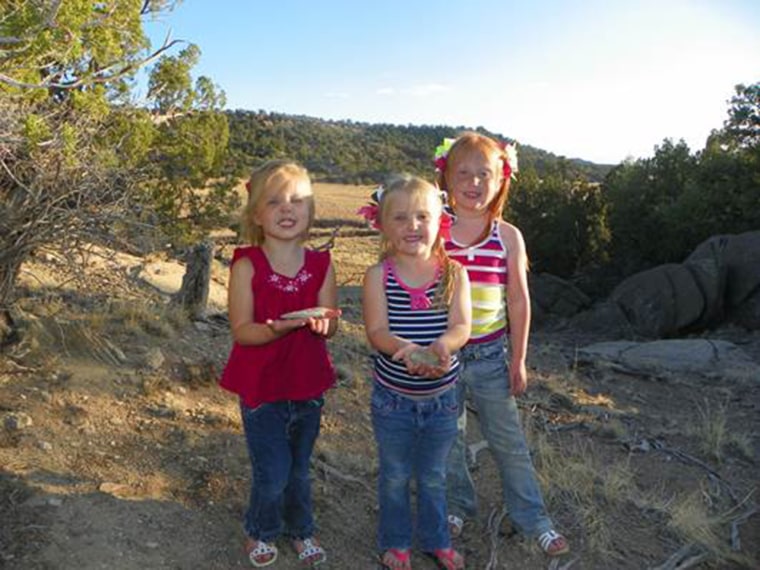 Image: The Wieland girls search for treasure in New Mexico