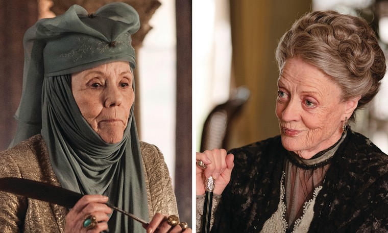 Image: Lady Olenna Tyrell and Dowager Countess
