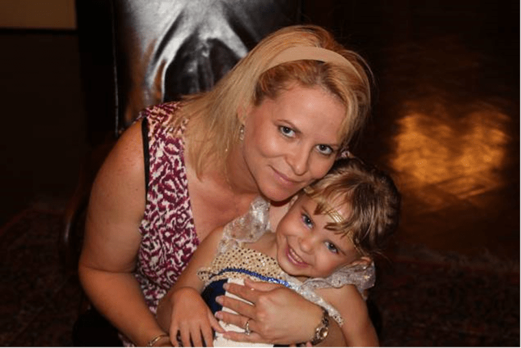 Jennifer Galle and her 4-year-old daughter E.J.