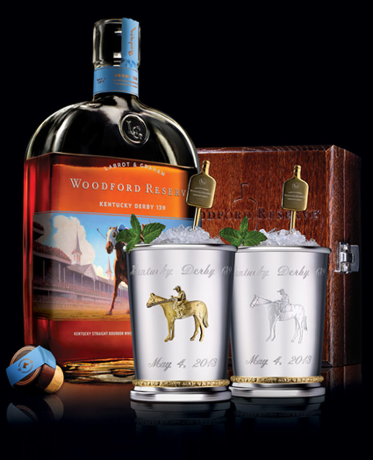 Kentucky bourbon maker Woodford Reserve is offering a $1,000 mint julep for the Kentucky Derby, with the proceeds going to benefit retired racehorses