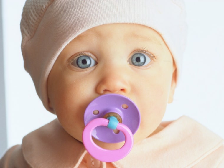 baby. pacifier, big eyes, child, looking,