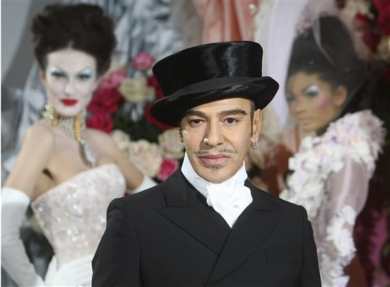 Former Dior designer John Galliano, shown here on Jan. 25, 2010, will no longer teach a class at Parsons The New School for Design.