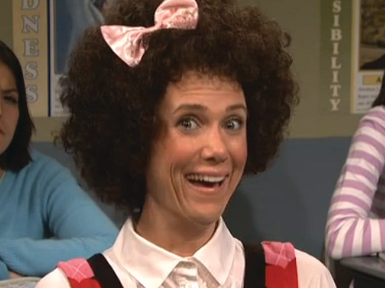 Kristen Wiig as Gilly on \"Saturday Night Live. 