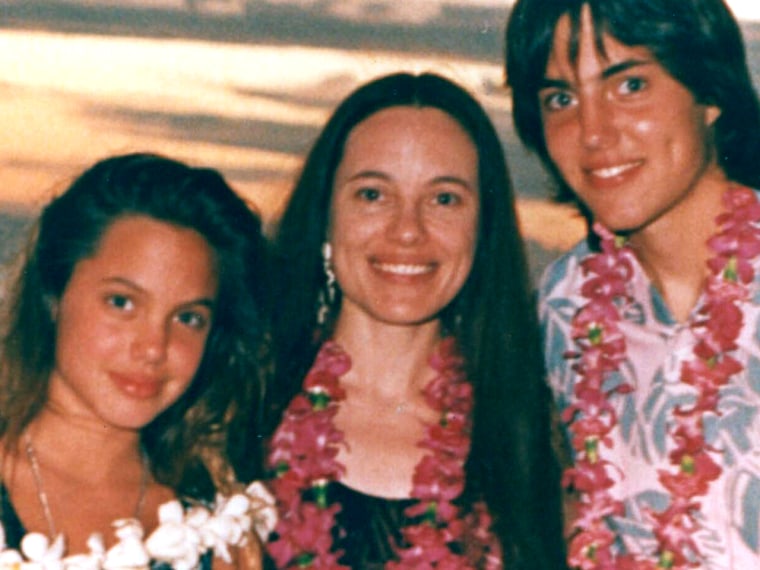 Image: Marcheline Bertrand, Angelina Jolie, James Haven