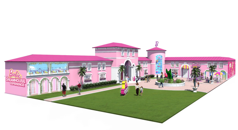 Barbie dreamhouse shop layout