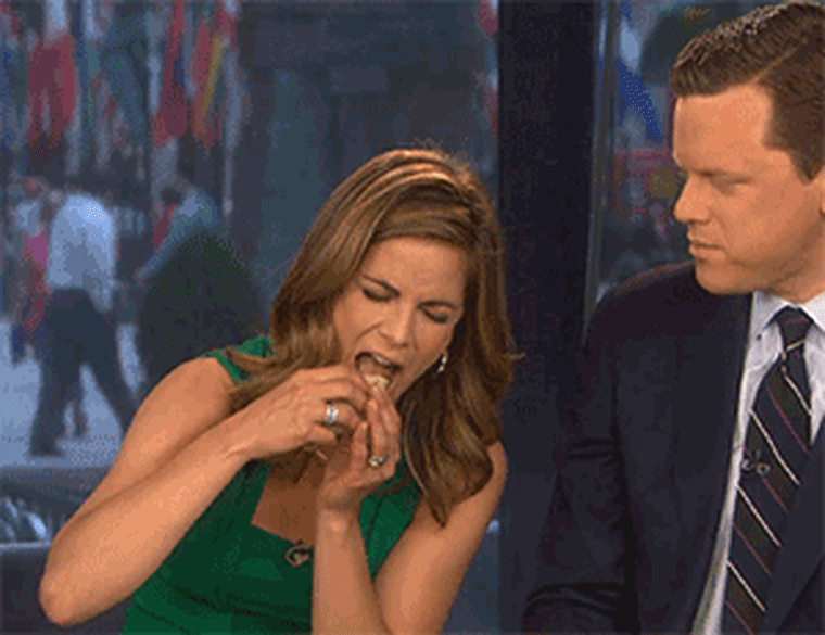 The grasshopper tacos don't go down so smoothly for Willie Geist and Natalie Morales.