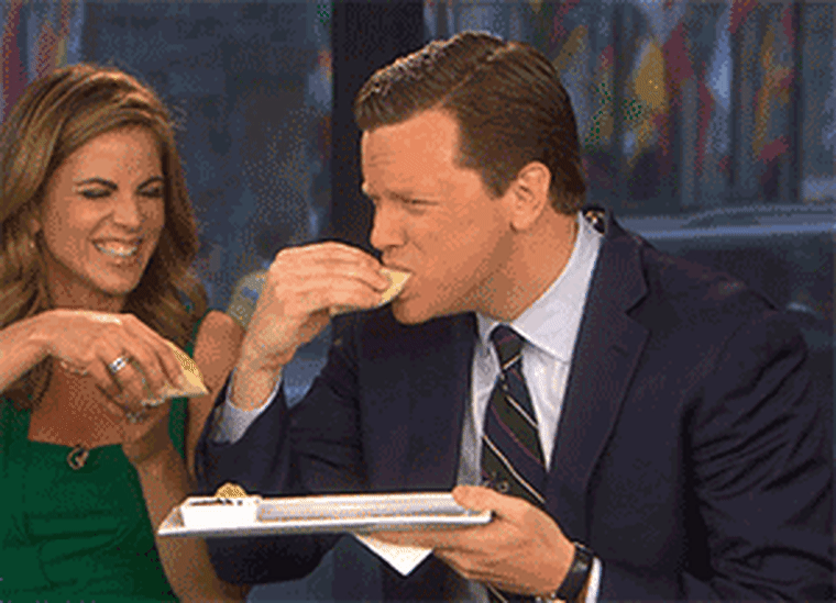 Willie Geist breaks out the \"Ewwww''' face with his grasshopper taco but then powers through the bite to finish strong.