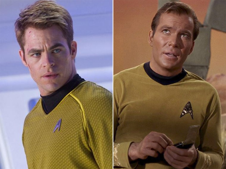 Chris Pine plays Capt. Kirk in the new