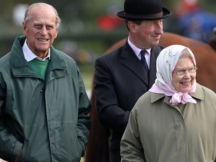 Image: Prince Philip and Queen Elizabeth II attend the Royal Windsor Horse Show