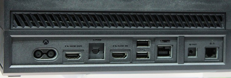Ports on back of Xbox One