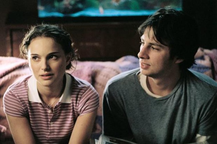 Zach Braff and Natalie Portman in the 2004 indie film