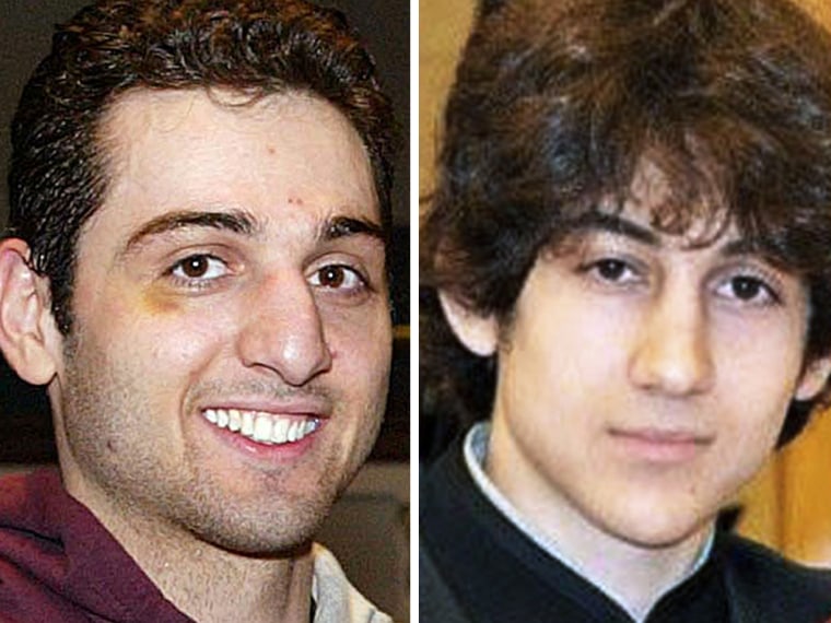 Boston Marathon bombing suspects, from left, Tamerlan and Dzhokhar Tsarnaev.