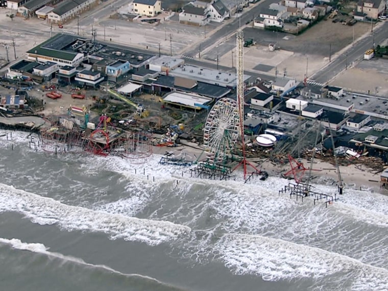 The Shore's famed mile-long boardwalk and beach have been restored and are open to the public for Memorial Day weekend.