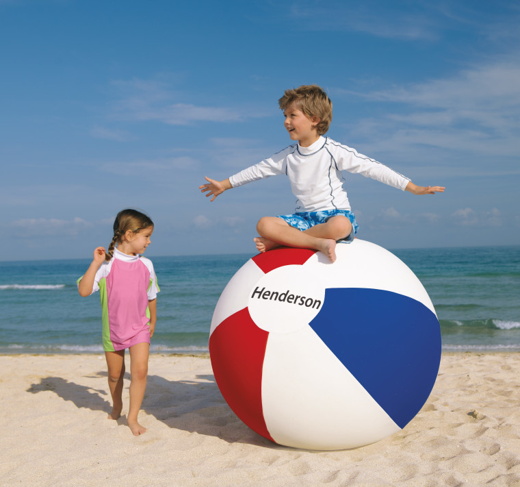 Smaller beach ball.