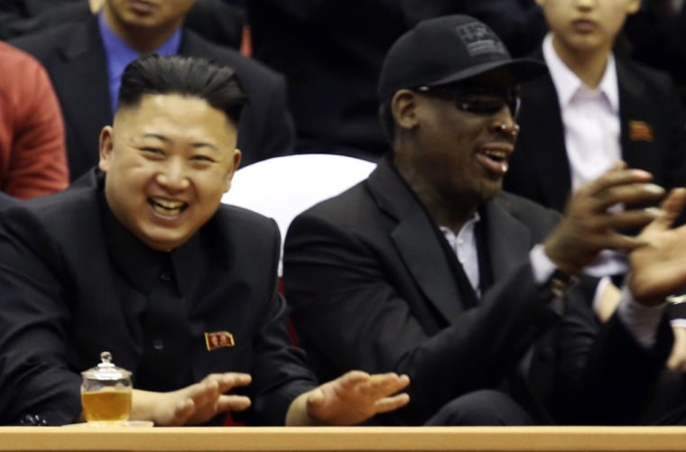 Image: Kim Jong-un, Dennis Rodman