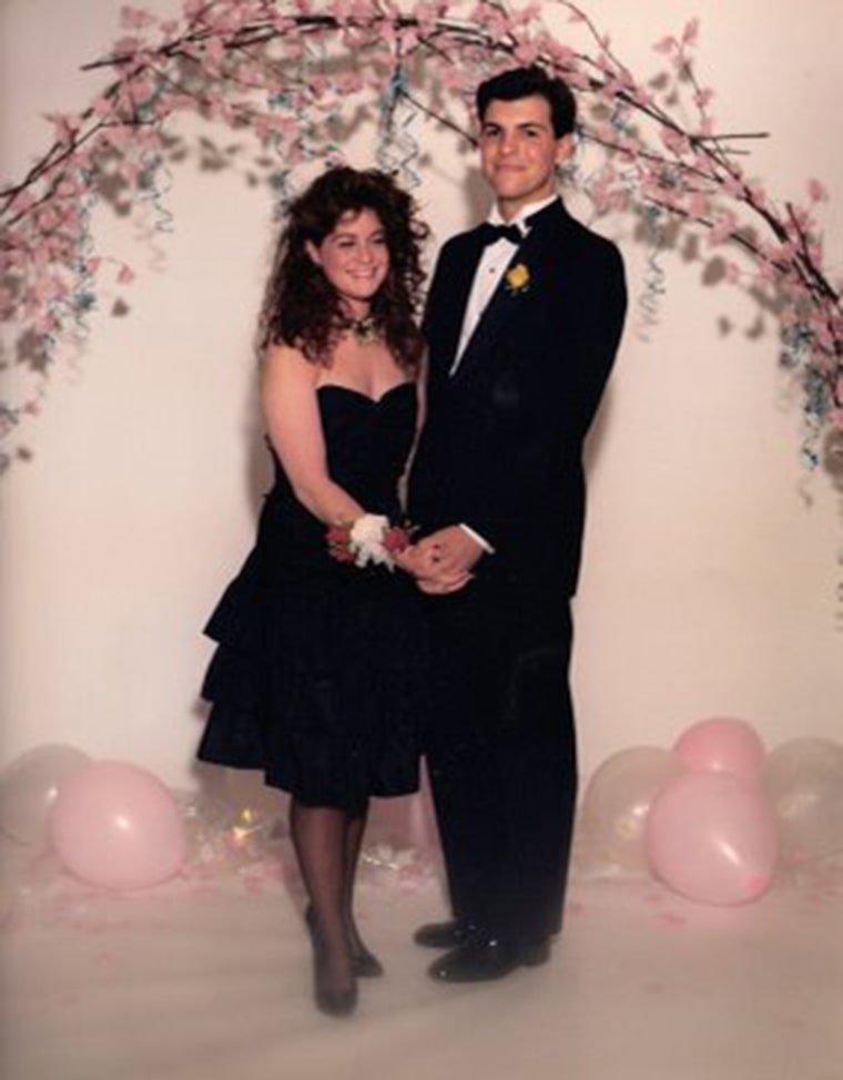 Writer Lela Davidson in her senior prom pic from 1988.