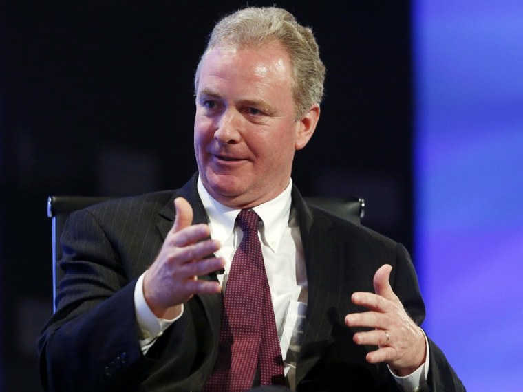 Rep. Chris Van Hollen, D-Md., ranking member on the House Budget Committee, speaks about the budget at the 2013 Fiscal Summit in Washington, Tuesday, May 7, 2013.
