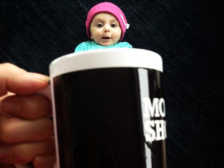 Image: Baby mugging