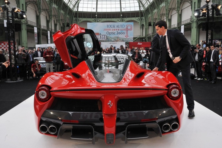 The new LaFerrari uses a hybrid drive system, dubbed KERS, derived from the Formula One race series, to deliver maximum performance while also bumping...