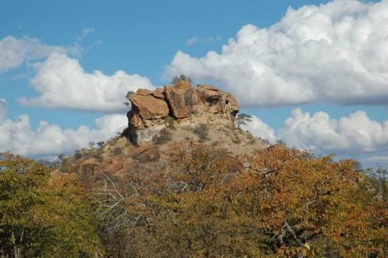 Rising 1,000 feet (300 meters) above the ground, the hilltop site of Ratho Kroonkop, in South Africa, was used by shamans to perform rainmaking rituals centuries ago.