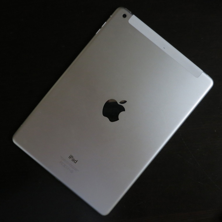 The back of an iPad Air.