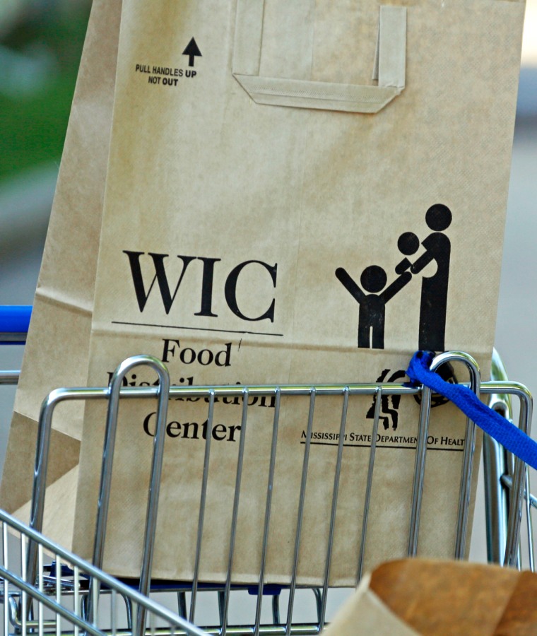 Low-income families depend on programs such as WIC, a Special Supplemental Nutrition Program for Women, Infants and Children, to raise their children.