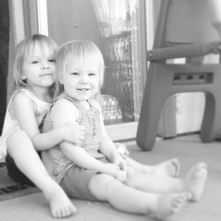 Bechtold sisters: Adelynn, 3, and Lillian, 2