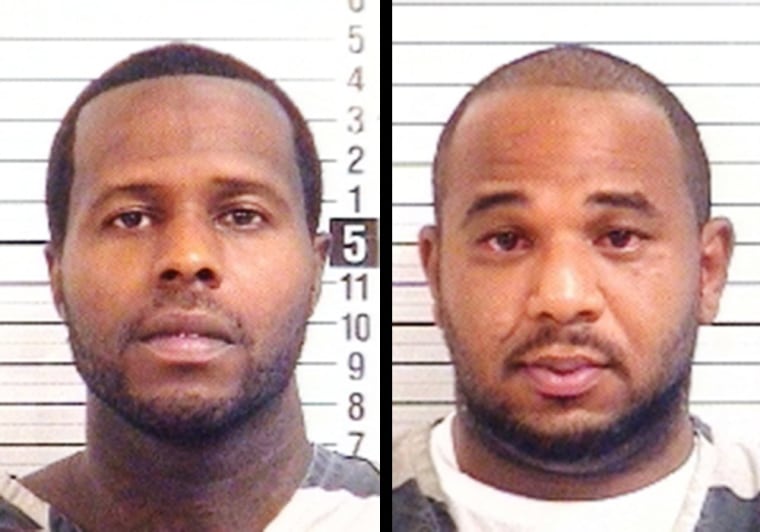 Charles Walker, left, and Joseph Jenkins escaped from Franklin Correctional Institution in Carabelle, Fla., on falsified paperwork, but were captured on Oct. 19.