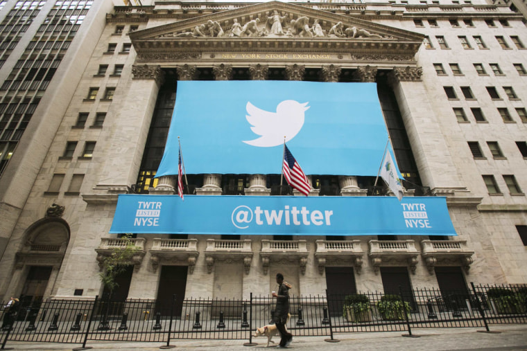 Twitter shares made their trading debut Thursday, opening at $45.10, up 73 percent from their IPO price of $26.
