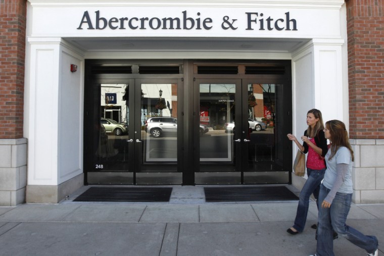 Abercrombie's big news: the retailer promises to offer larger sizes in the spring.