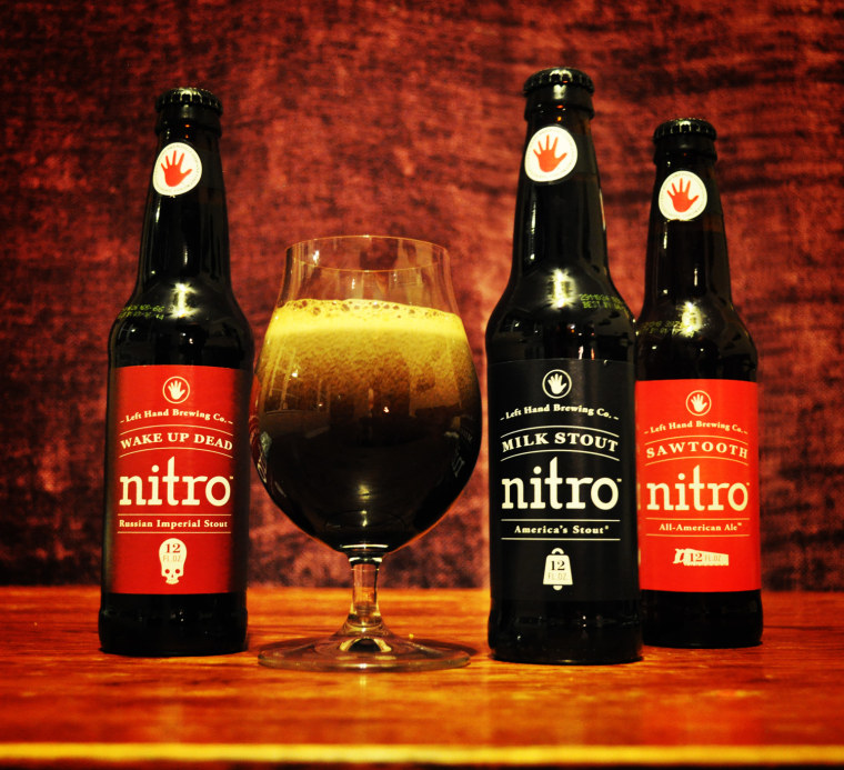 Left Hand Brewing's nitro beers