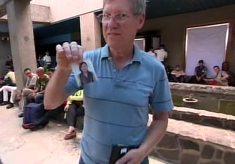 U.S. Air Force veteran David Geraldson is in the Philippines searching for his wife who vanished while visiting her grandchildren in the typhoon-battered city of Tacloban.