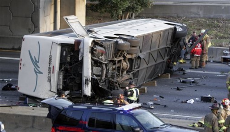 Commercial bus operators fought seat belts for decades, but opposition began to weaken after this 2007 crash in which a bus carrying Ohio’s Bluffton University baseball team plummeted off a highway overpass near Atlanta. Five players, the bus driver and his wife were killed, and 28 were injured.