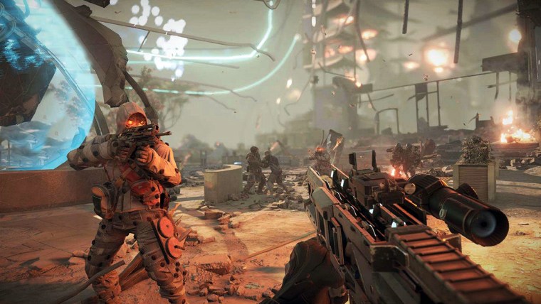\"Killzone: Shadow Fall\" was clearly meant to bring first-person shooter fans to the new system en masse. But neat sci-fi visuals aside, seasoned gamers won't find anything special here.