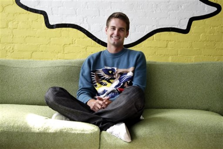 Snapchat CEO Evan Spiegel said his company will hold out for an acquisition until at least next year after walking away from a $3 billion Facebook offer.