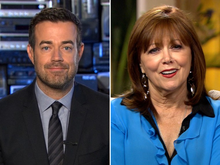 Carson Daly and his mom, Pattie Daly Caruso.