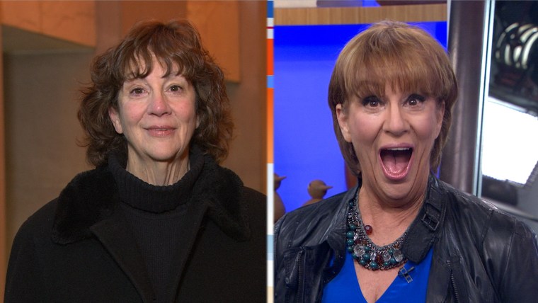Pat VanOrman, before and after her makeover.