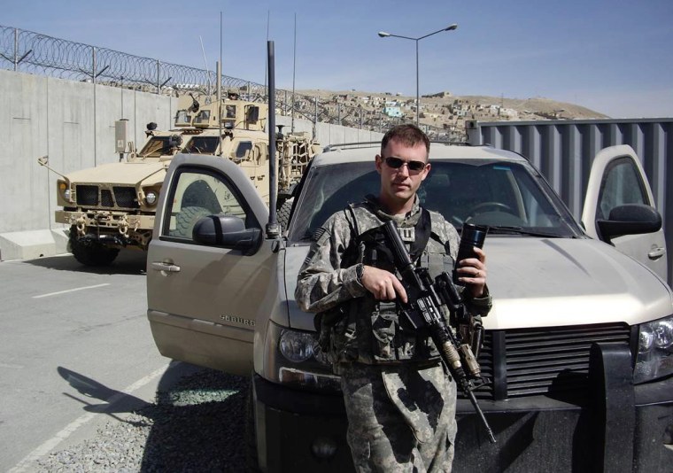 Navy Lt. Commander Jeremy Young in Afghanistan.