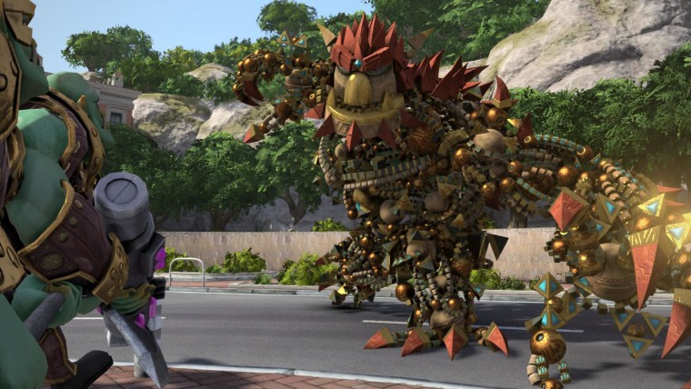 \"Knack\" is one of a small handful of titles appearing exclusively on the PS4 at launch. While critics have expressed concerns about the PS4's starting lineup of games, Yoshida maintained that the new system will only get better with age.