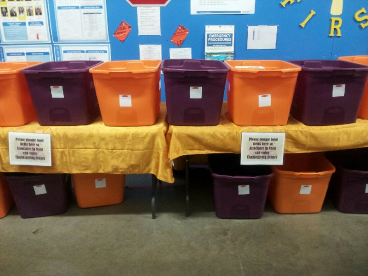 Food drive bins