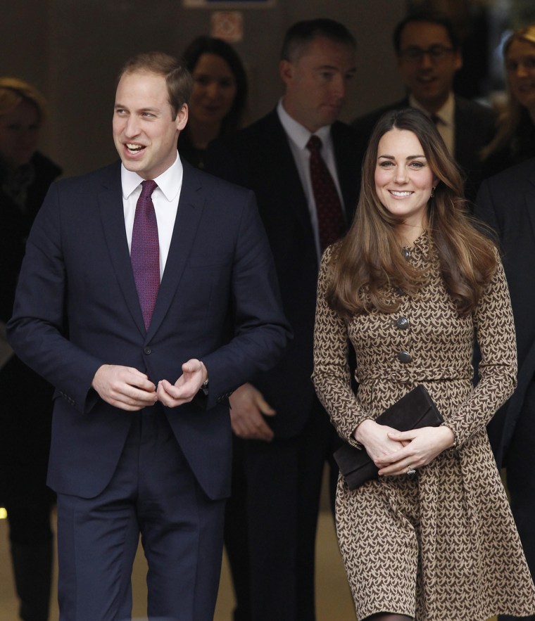 The Duke and Duchess of Cambridge visit the crime prevention charity 'Only Connect' in London.