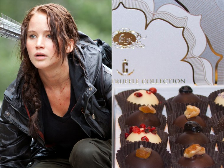 Hunger Games truffle chocolates from Vosges