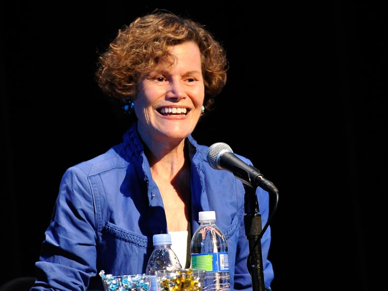 Author Judy Blume speaks at the 17th Annual Los Angeles Times Festival Of Books - Day 1 at USC on April 21, 2012 in Los Angeles, California.