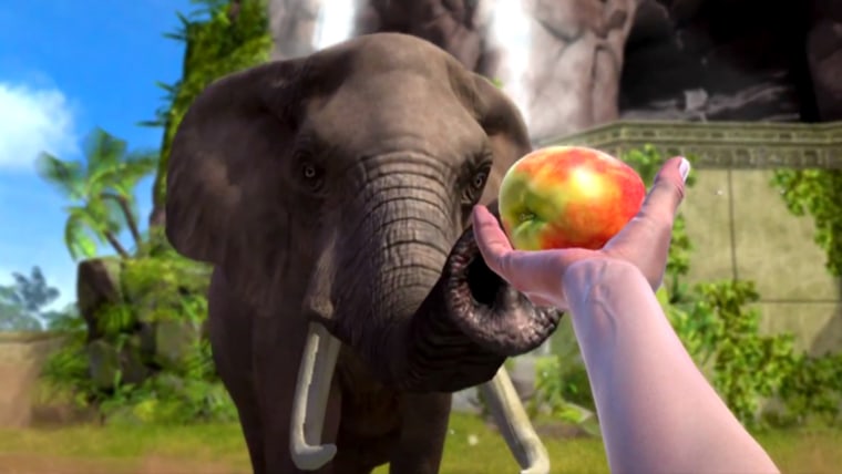 \"Zoo Tycoon\" shows the exciting possibilities of the new Kinect camera by allowing players to interact with animals and even make faces at them (yes, the baby chimps smile back).