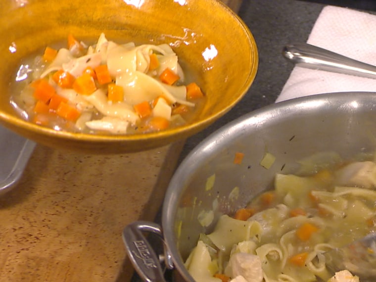 Curtis Stone's chicken noodle soup