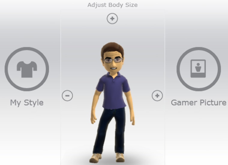 An Xbox Live avatar