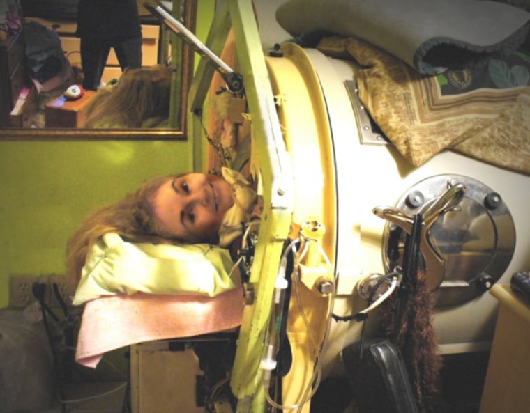 Martha Ann Lillard, of Shawnee, Okla., has been in an iron lung since she was paralyzed by polio in 1953 at age 5. Sheâ€™s now 65 and spends most of h...