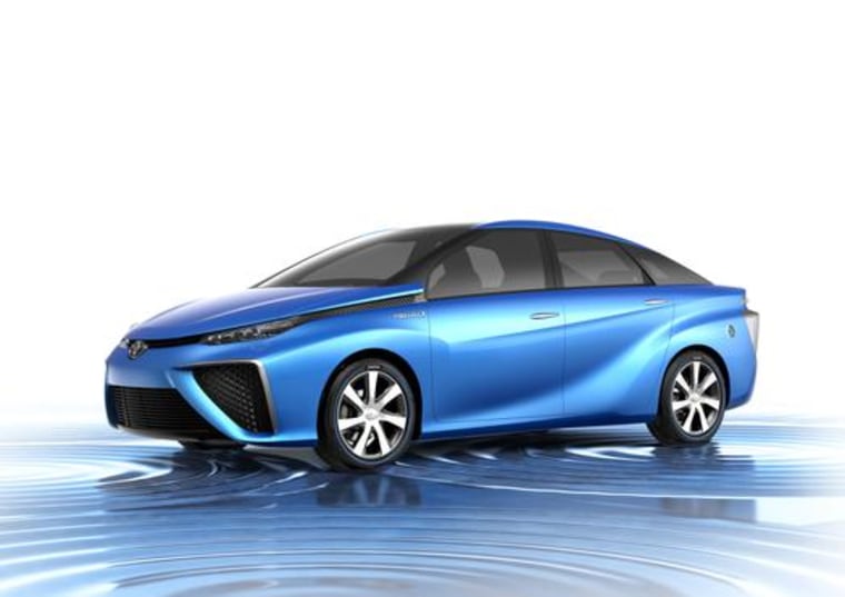 Hydrogen cars, like this concept Fuel Cell Vehicle from Toyota, are getting back into the spotlight.