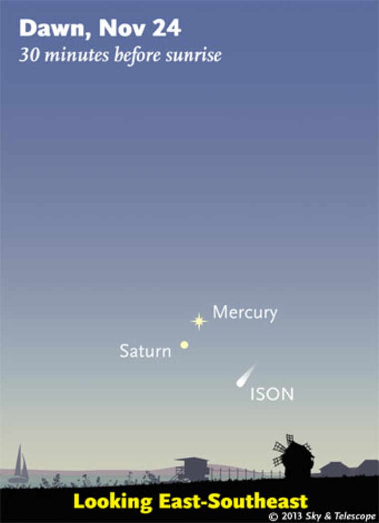 Image: Looking for Comet ISON